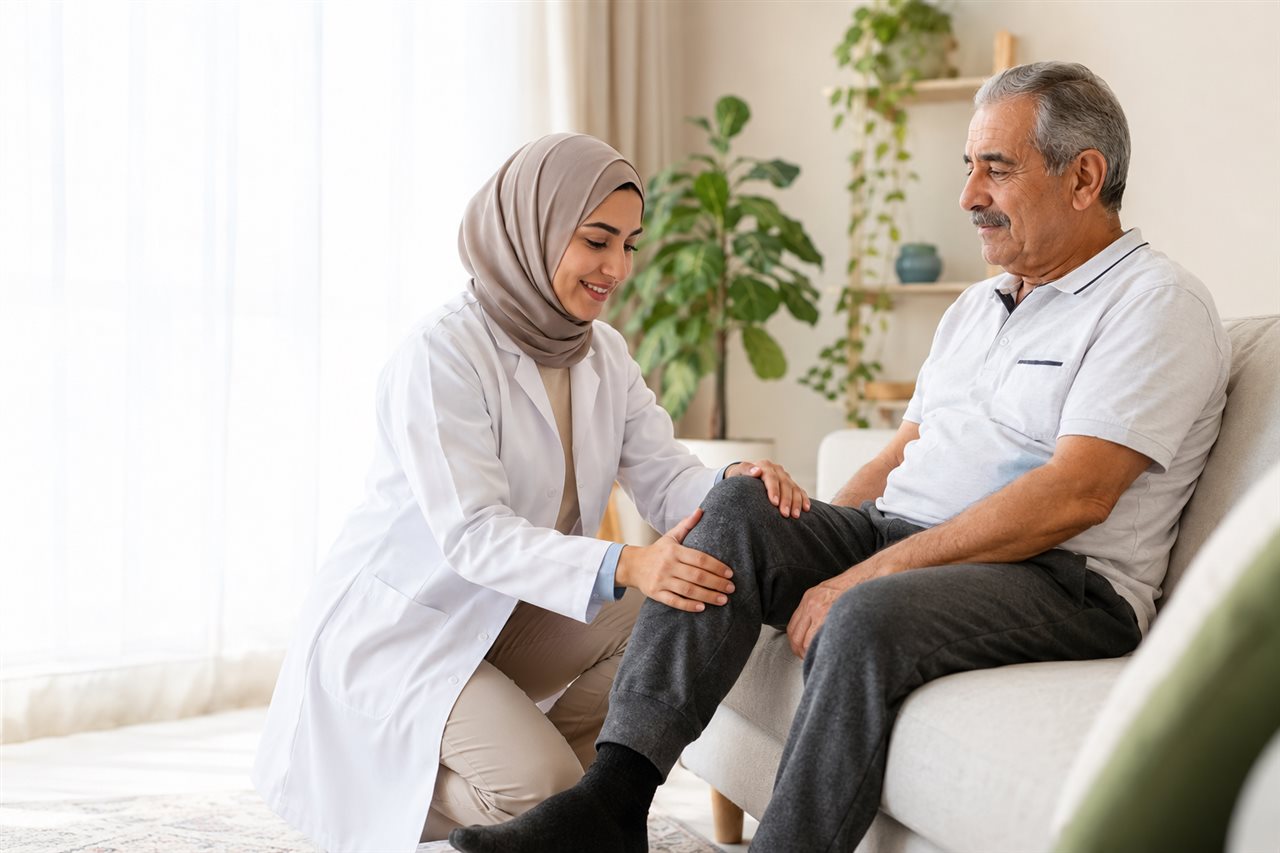 رعاية العظام المنزلية
